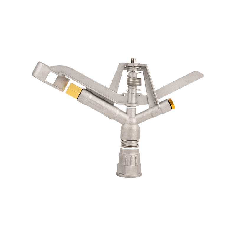 Aspersor de impacto para riego de jardín de metal YR9601A G1'